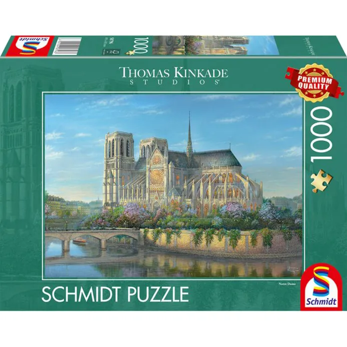 Thomas Kinkade Studios: Notre Dame, Puzzle - immagine 1