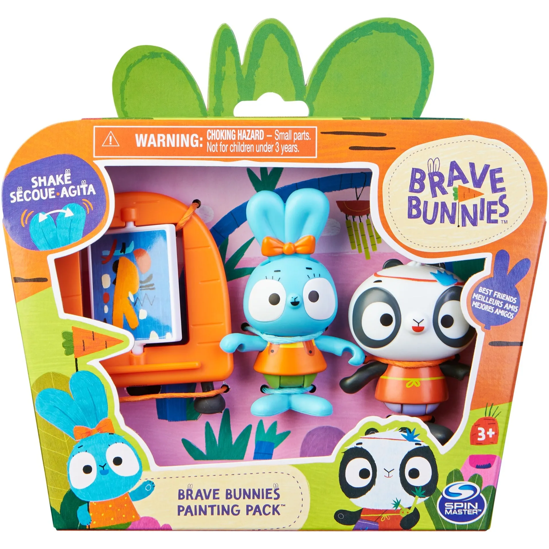 Brave Bunnies - Dipingere con Boo Coniglio e Panda, Gioco figura - immagine 1