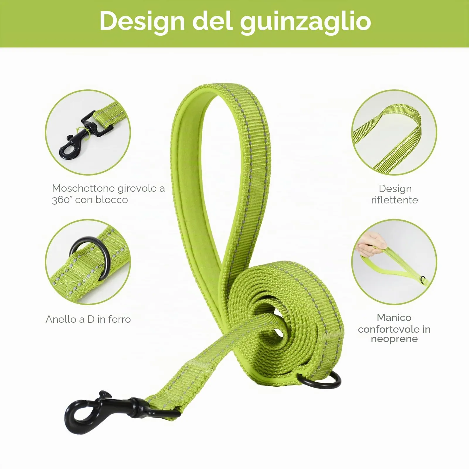 BELLA & PAL Pettorina Cane Taglia Piccola, Pettorine per Cuccioli con Guinzaglio, Step In Riflettente in Air Mesh Morbida e Traspirante, Imbracatura per Cani Poccoli, Avocado, S - immagine 3