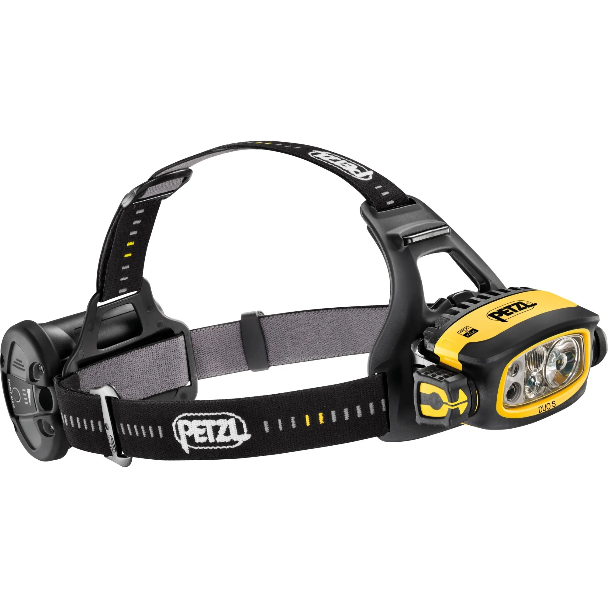 Duo S Nero, Giallo Torcia a fascia, Luce LED - immagine 1