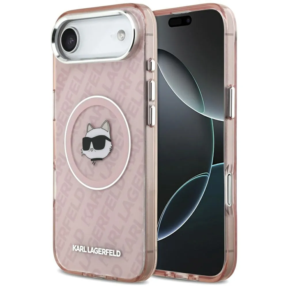 Custodia MagSafe per Apple iPhone 17 Air, Karl Lagerfeld, IML Choupette's Head, Rosa - immagine 1