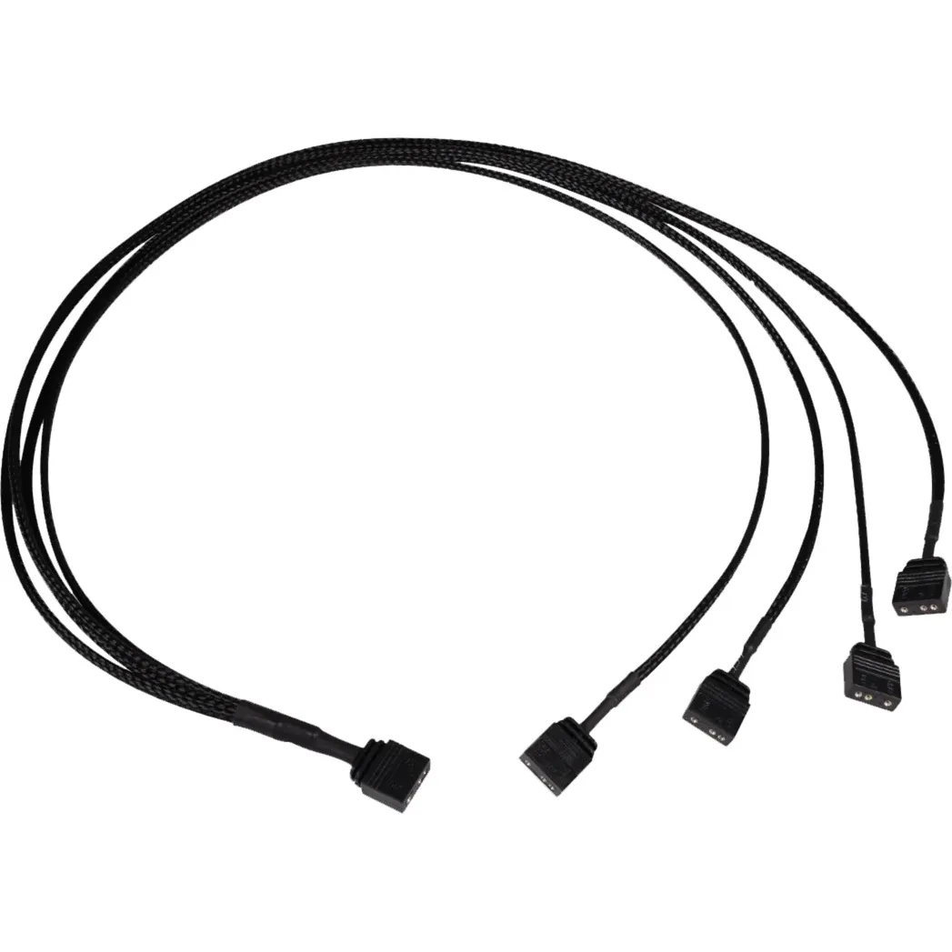 Splitter a Y cavo aRGB 3 pin a 4x 3 pin, 60 cm, Cavo a Y - immagine 1