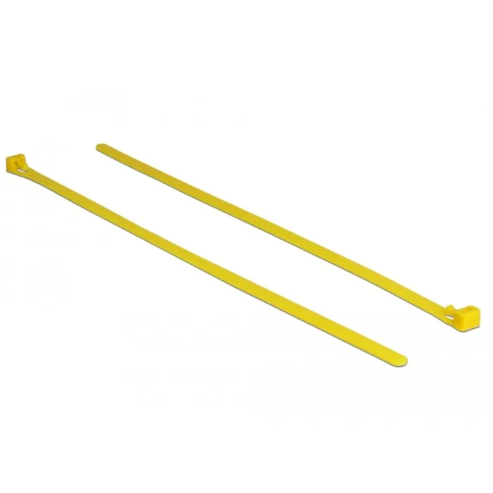 18761 fascetta Fascetta sganciabile Nylon Giallo 100 pezzo(i), Fascette ferma-cavo - immagine 1