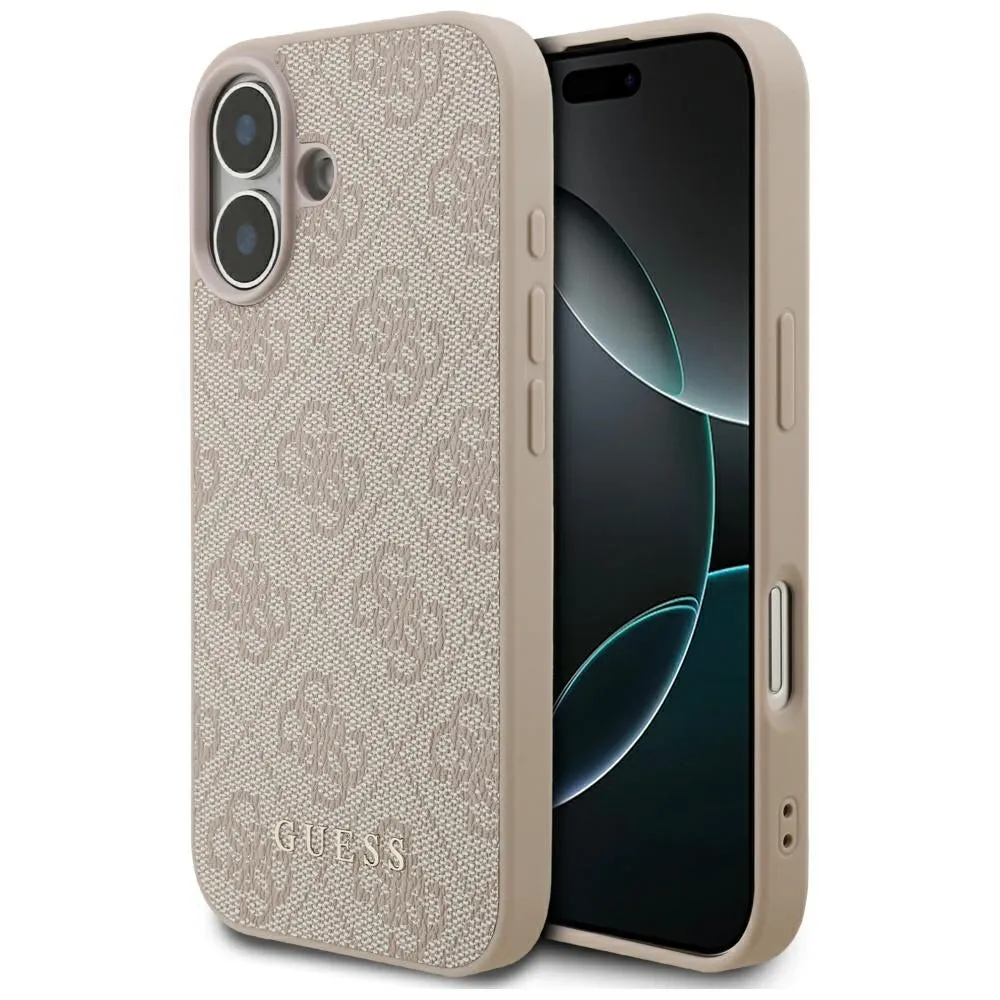 Custodia per Apple iPhone 17, Guess, 4G Classic, Rosa - immagine 1