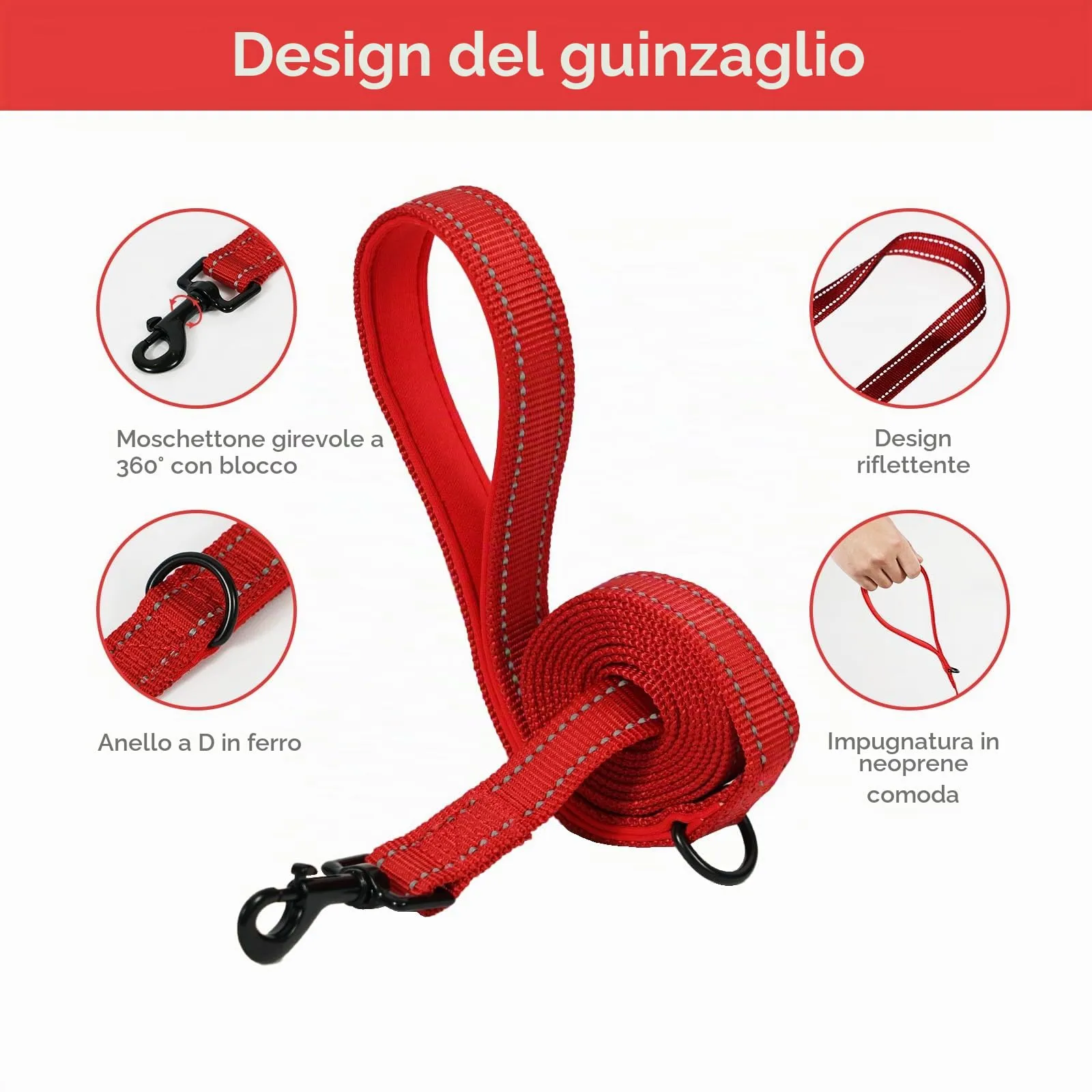 BELLA & PAL Pettorina Cane Taglia Piccola, Pettorine per Cuccioli con Guinzaglio, Step In Riflettente in Air Mesh Morbida e Traspirante, Imbracatura per Cani Poccoli, Rosso, XS - immagine 4