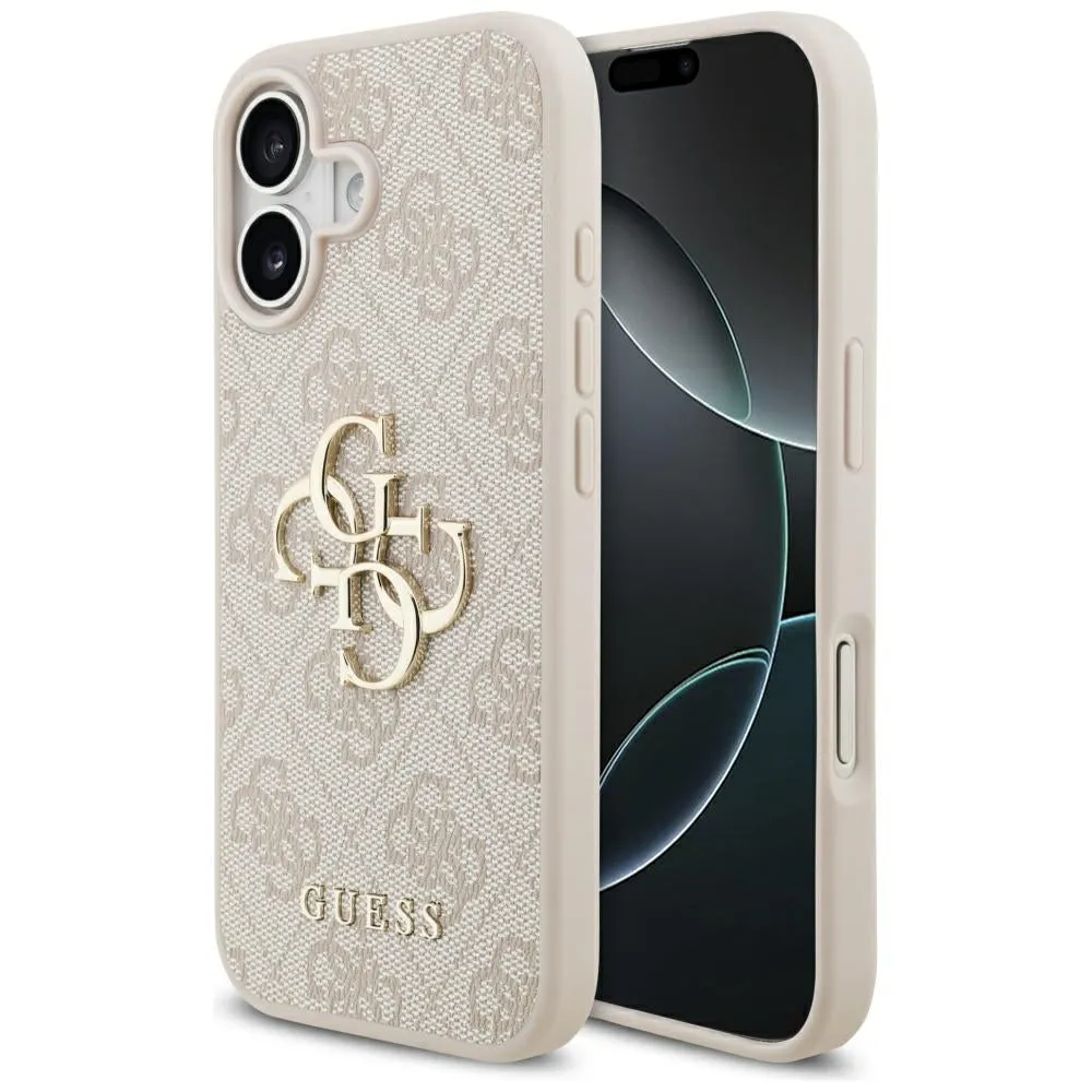 Custodia per Apple iPhone 17, Guess, 4G Big Logo, Rosa - immagine 1