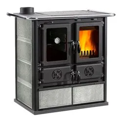Cucina legna 7,9kW ROSETTA Sinistra Vst 16 Petra Pietra naturale 5 stelle (88,5x57,2x84,3cm) - immagine 1