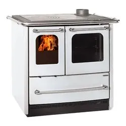 Cucina legna 7,5kW SOVRANA EASY 16 White 4 stelle (96,4x64,1x86cm) - immagine 1