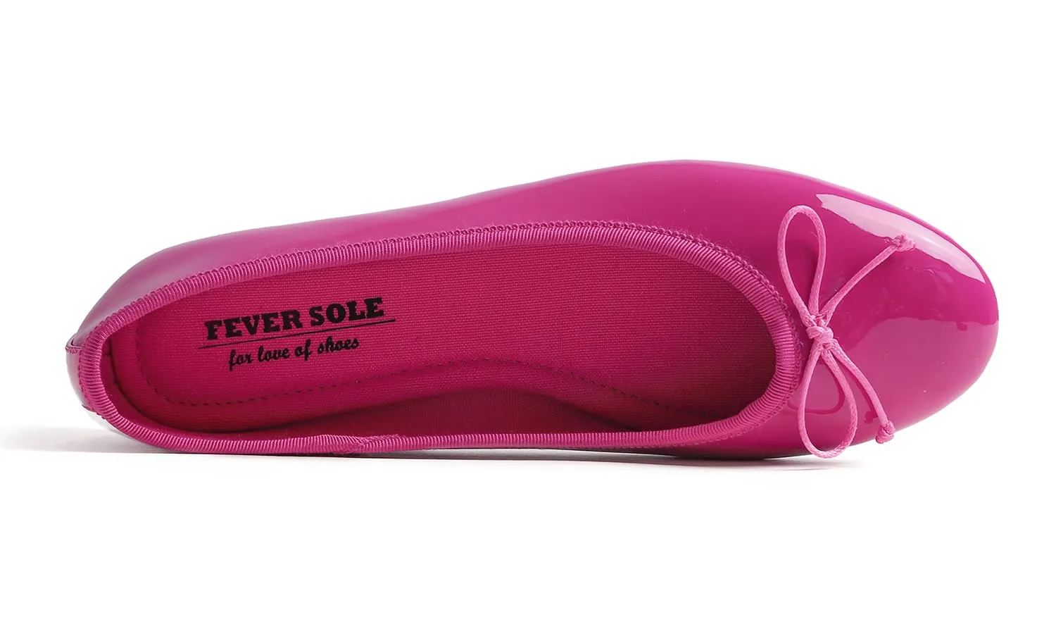 Feversole Cuscino Variopinto della Schiuma di Memoria del Macaroon delle Donne Insock Balletto del Brevetto Pitaya Fucsia 36 EU - immagine 2