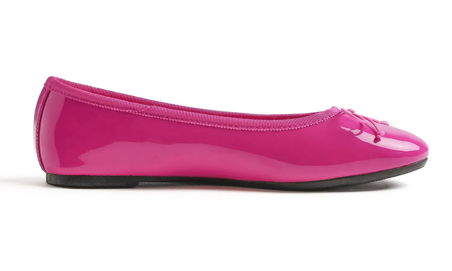 Feversole Cuscino Variopinto della Schiuma di Memoria del Macaroon delle Donne Insock Balletto del Brevetto Pitaya Fucsia 38 EU - immagine 4