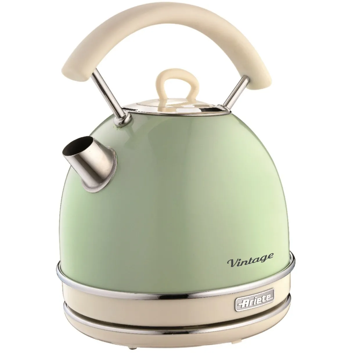 2877 Bollitore elettrico 1,7 Litri di Design - Infusi, tè e tisane - Autospegnimento - 2000 Watt - Acciaio Inox - Linea Vintage - Verde - immagine 1