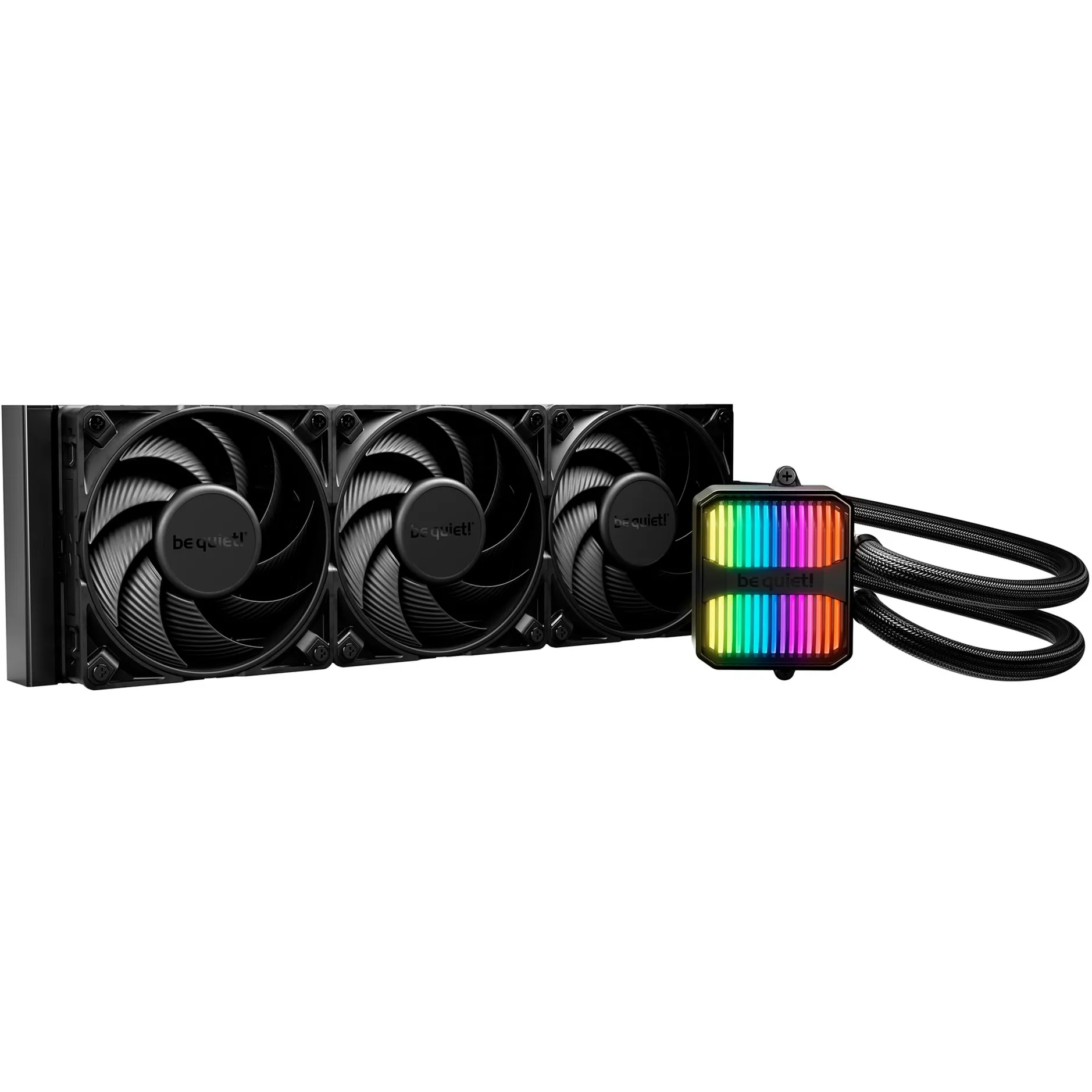 Silent Loop 3 360 mm Processore Raffreddatore di liquidi tutto in uno 12 cm Nero 1 pz, Raffreddamento ad acqua - immagine 1
