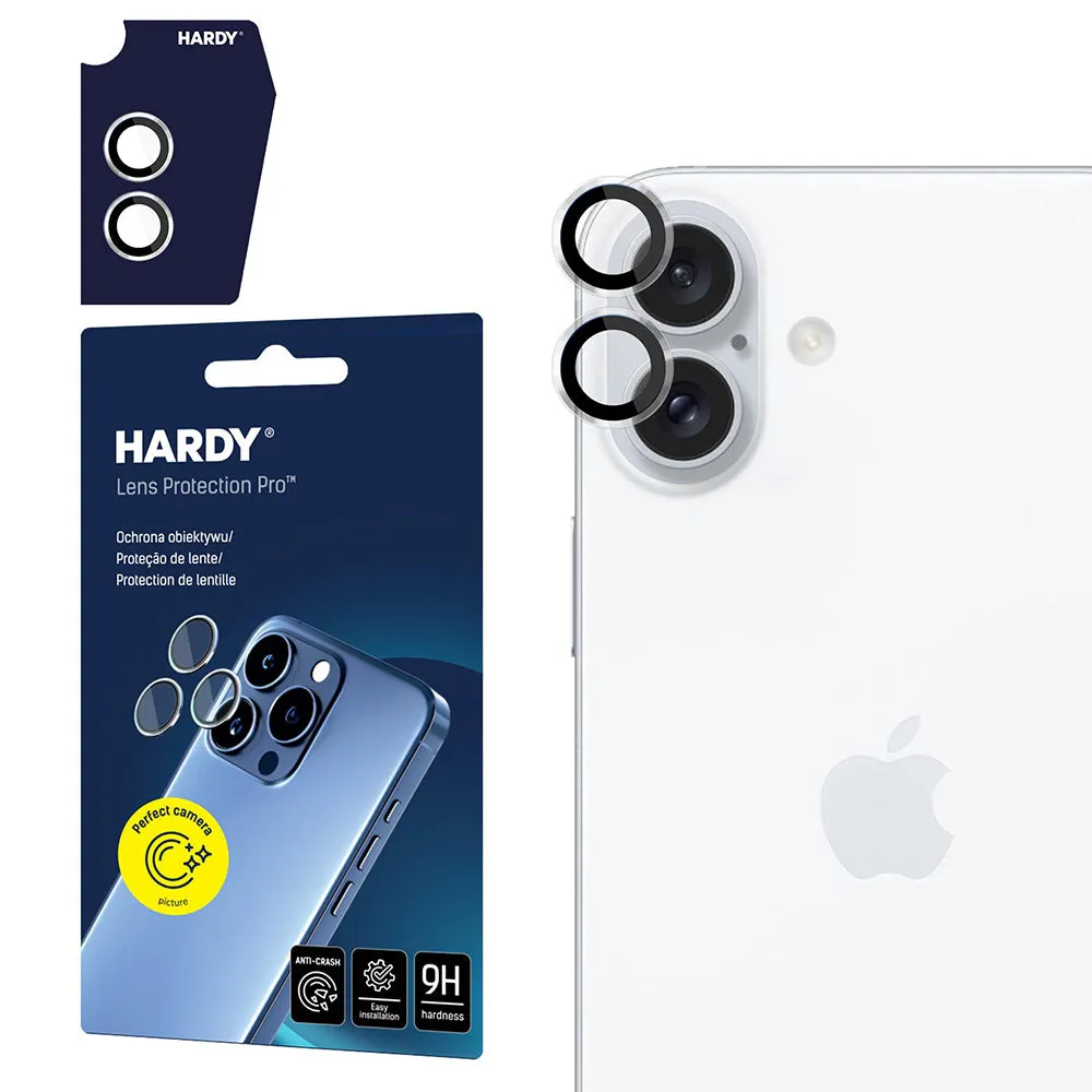Pellicola Protettiva Posteriore Camera 3MK Hardy Protection Pro per Apple iPhone 17, Vetro Temperato, Trasparente - immagine 1
