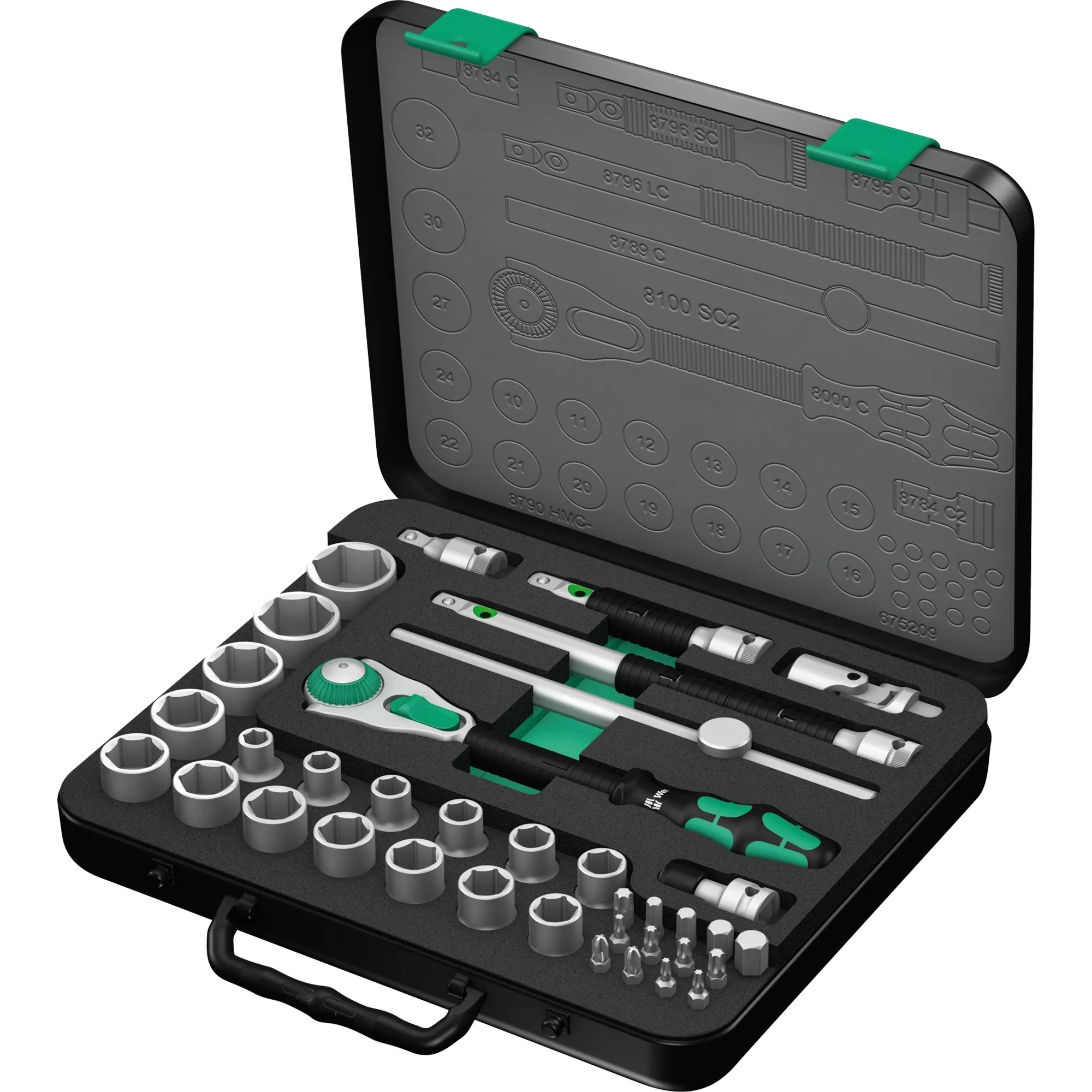 05003645001 chiave a tubo Set di chiavi a bussola 37 pezzo(i), Set di strumenti - immagine 1