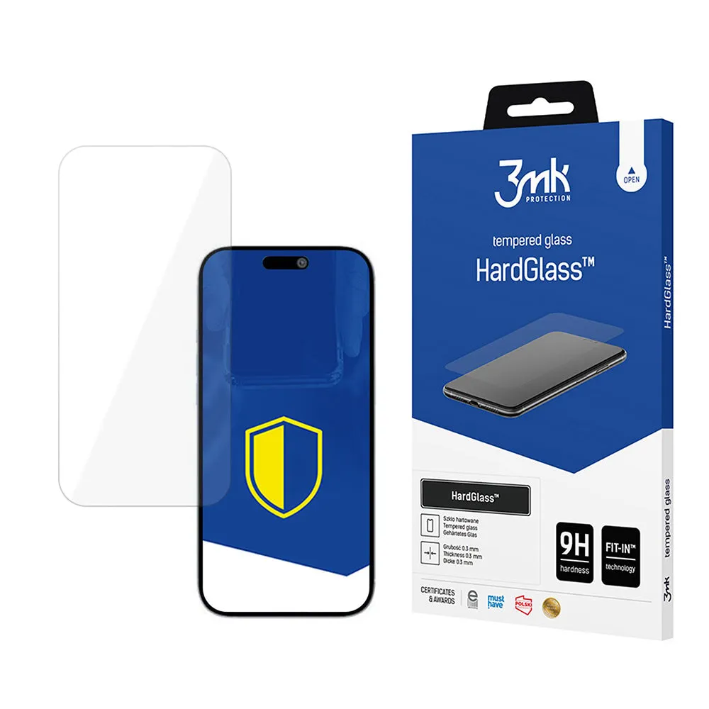 Pellicola Protettiva Schermo 3MK HardGlass per Apple iPhone 17 Air, Vetro Temperato, Full Glue - immagine 1