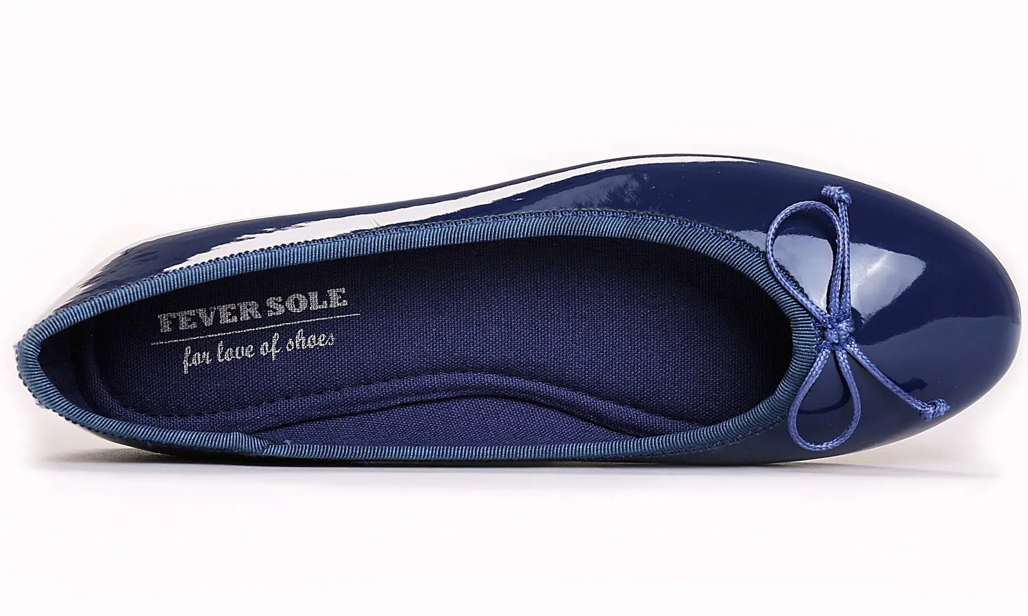 Feversole Ballerina in Vernice Colorata con Cuscino in Memory Foam per amaretti da Donna - immagine 2