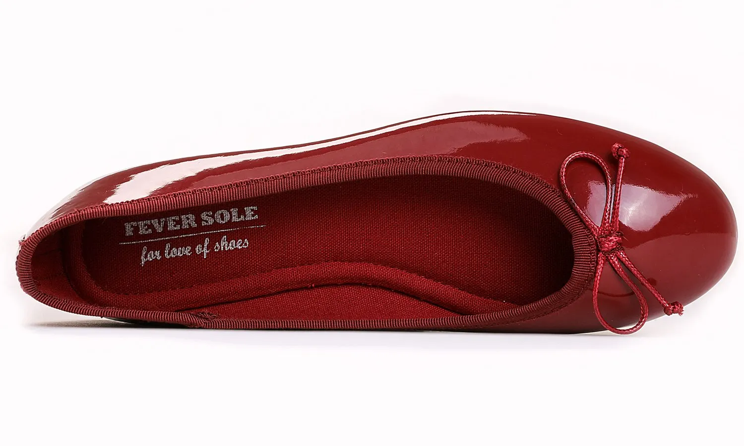 Feversole Ballerina in Vernice Colorata con Cuscino in Memory Foam per amaretti da Donna - immagine 2