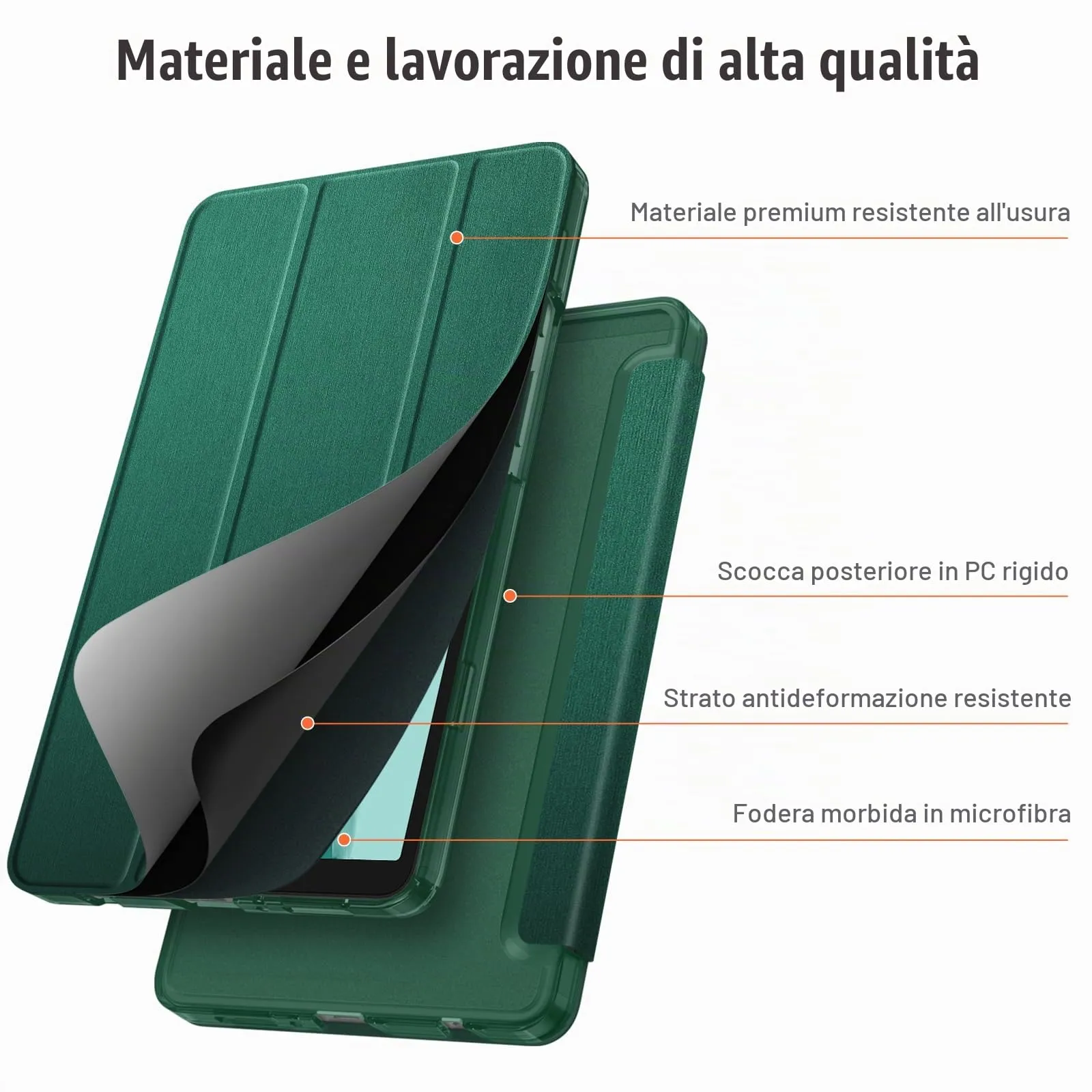 FINTIE Cover per Samsung Galaxy Tab A11 8,7 Pollici 2025 / Tab A9 8,7" 2023 - immagine 7