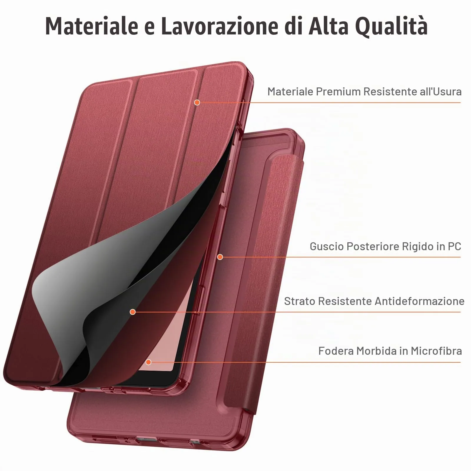 FINTIE Cover per Samsung Galaxy Tab A11 8,7 Pollici 2025 / Tab A9 8,7" 2023 - immagine 7