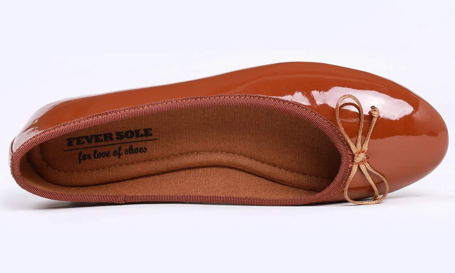 Feversole Ballerina in Vernice Colorata con Cuscino in Memory Foam per amaretti da Donna - immagine 4