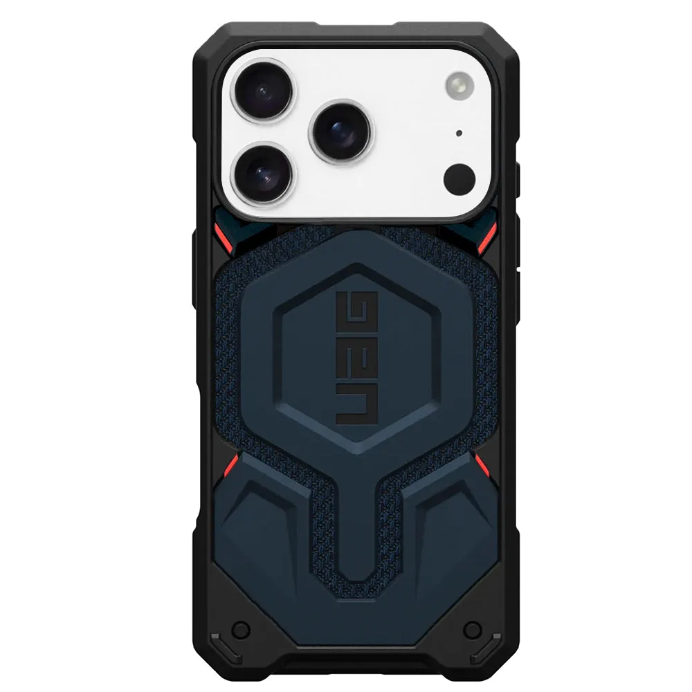 Custodia MagSafe per Apple iPhone 17 Pro, Urban Armor Gear, Monarch Pro Kevlar, Blu Navy - immagine 1