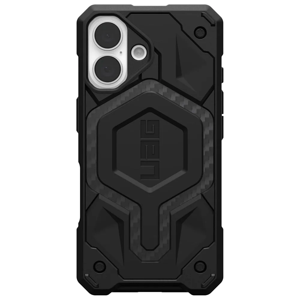 Custodia MagSafe per Apple iPhone 17, Urban Armor Gear, Monarch Pro Carbon, Nera - immagine 1