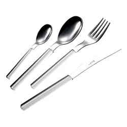 Set posate tavola 24 pz Inox 18/0 You&Me SKY Bianco YM24SK 19 - immagine 1
