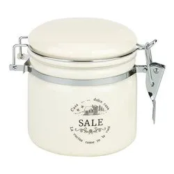 Barattolo acciaio (370ml) DOLCE CASA Sale Bianco DC1AP454898 - immagine 1
