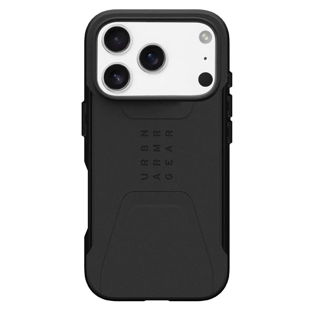 Custodia MagSafe per Apple iPhone 17 Pro, Urban Armor Gear, Civilian, Nera - immagine 1