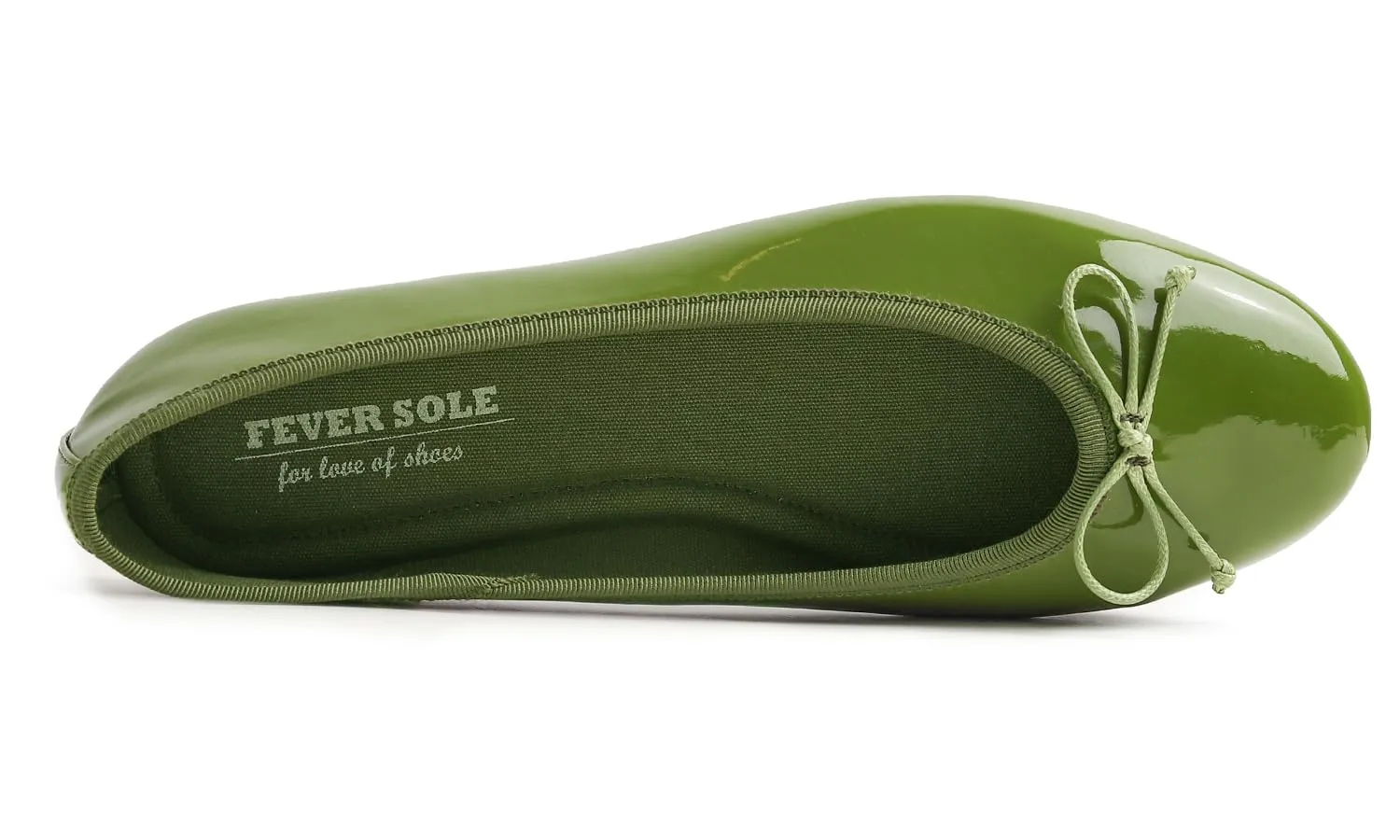 Feversole Cuscino Variopinto della Schiuma di Memoria del Macaroon delle Donne Insock Balletto del Lacca Verde Smeraldo 41 EU - immagine 2