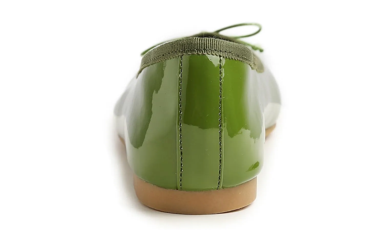 Feversole Cuscino Variopinto della Schiuma di Memoria del Macaroon delle Donne Insock Balletto del Lacca Verde Smeraldo 41 EU - immagine 5