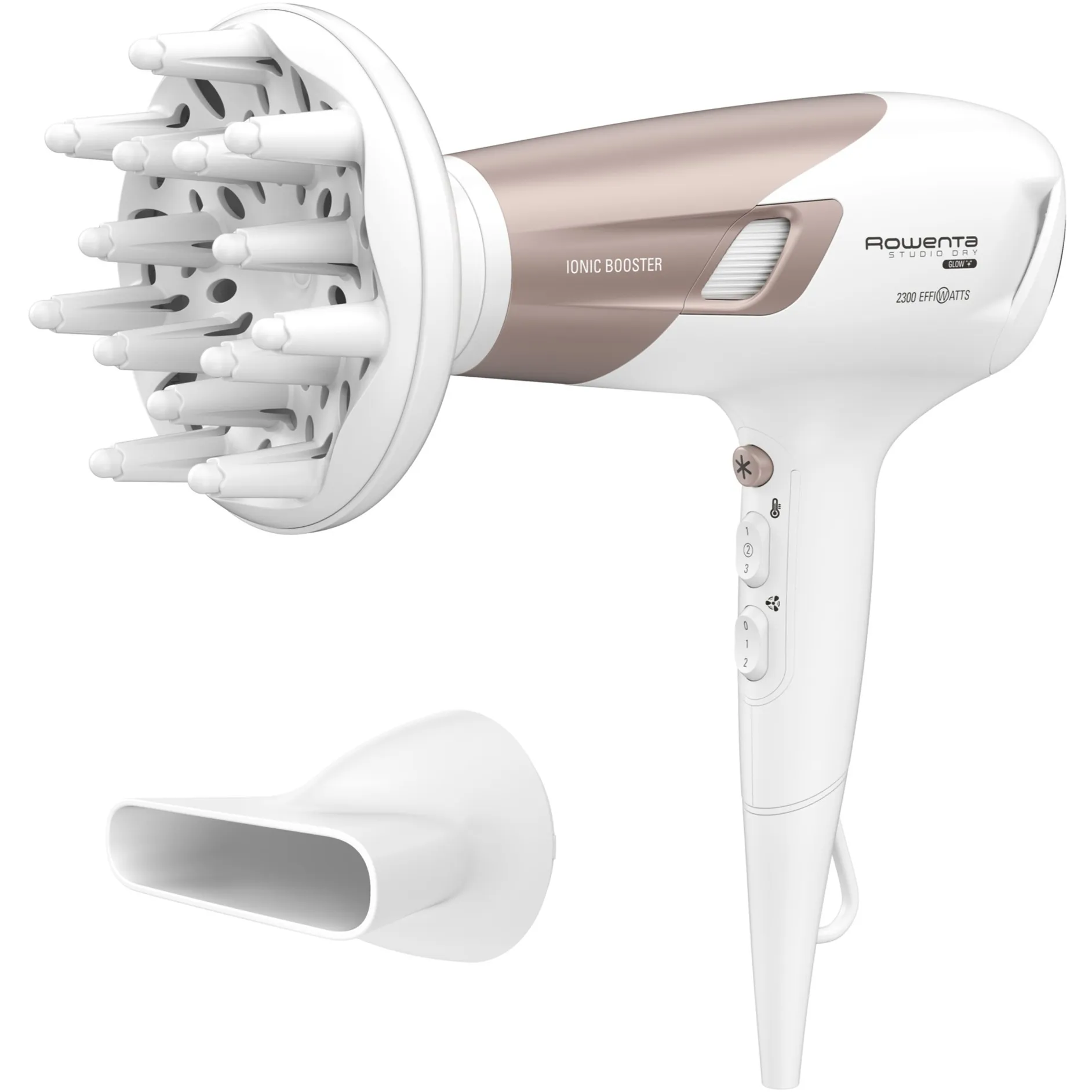 Studio Dry CV5830 asciuga capelli 2300 W Beige, Bianco, Asciugacapelli - immagine 1