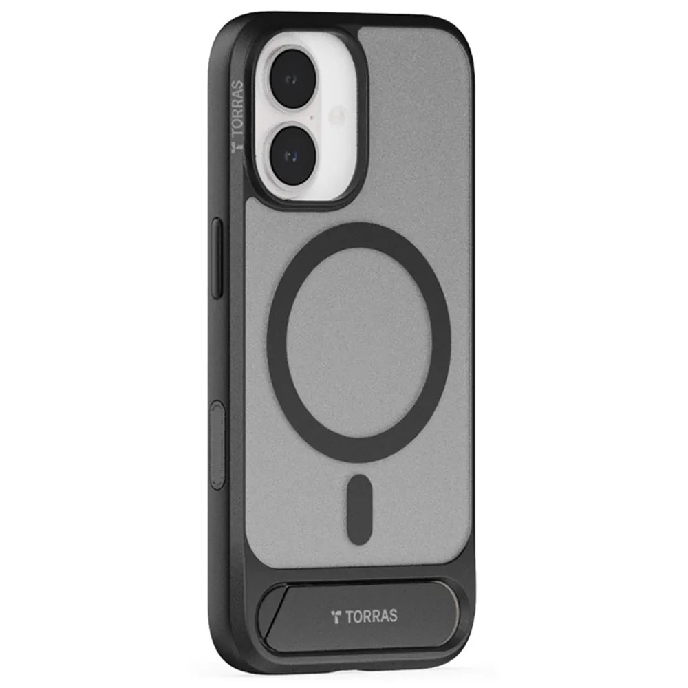 Custodia MagSafe per Apple iPhone 17, Torras, Pstand, Nera - immagine 1