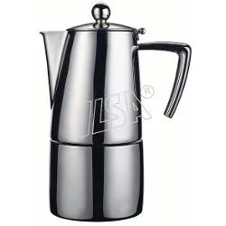 Caffettiera Inox 4 Tazze SLANCIO INDUCTION Cromo lucido 0091S04 - immagine 1