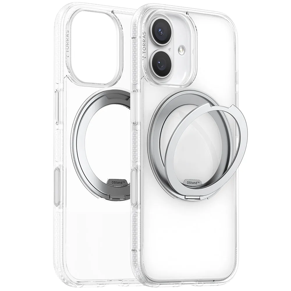 Custodia MagSafe per Apple iPhone 17, Torras, Ostand R Fitness, Trasparente - immagine 1
