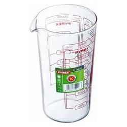 Misura alimenti graduato con beccuccio (500ml) Trasparente e Rosso 888PW000 7646 - immagine 1