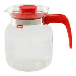 Caraffa vetro borosilicato (1,25Lt) con coperchio CLASSIC Rosso 712A000 5646 - immagine 1