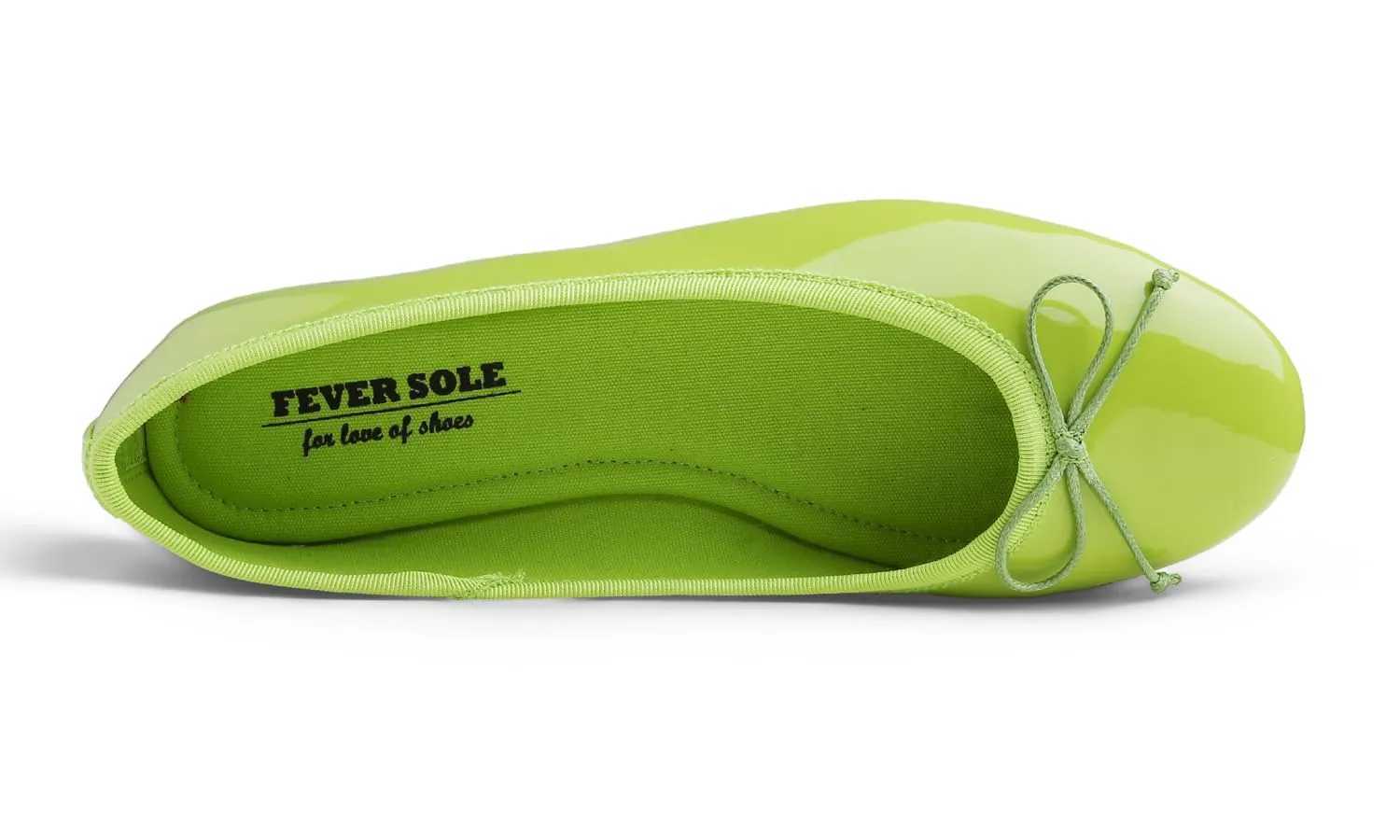 Feversole Scarpe da Donna Classiche Ballerine laccate da Balerina Piatte da Donna, Vernice Verde, 41 EU - immagine 3
