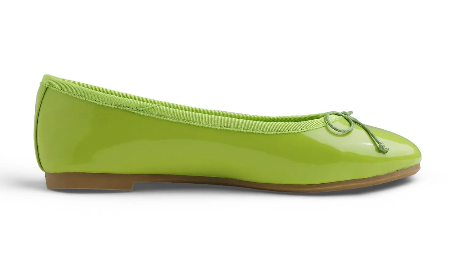 Feversole Scarpe da Donna Classiche Ballerine laccate da Balerina Piatte da Donna, Vernice Verde, 41 EU - immagine 4