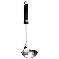 Mestolo Inox (7x31,5cm) TWIST Cromo lucido e Nero 1734 - immagine 1