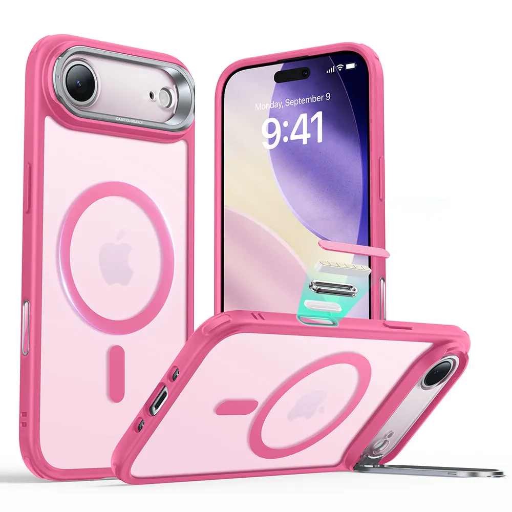 Custodia MagSafe per Apple iPhone 17 Air, ESR, Classic Hybrid Kickstand, Rosa Satinato - immagine 1