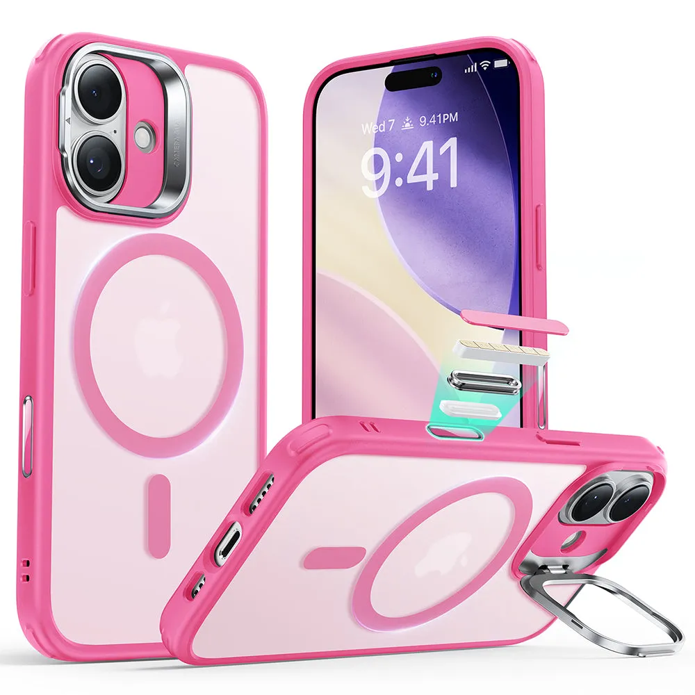 Custodia MagSafe per Apple iPhone 17, ESR, Classic Hybrid Kickstand, Rosa Satinato - immagine 1