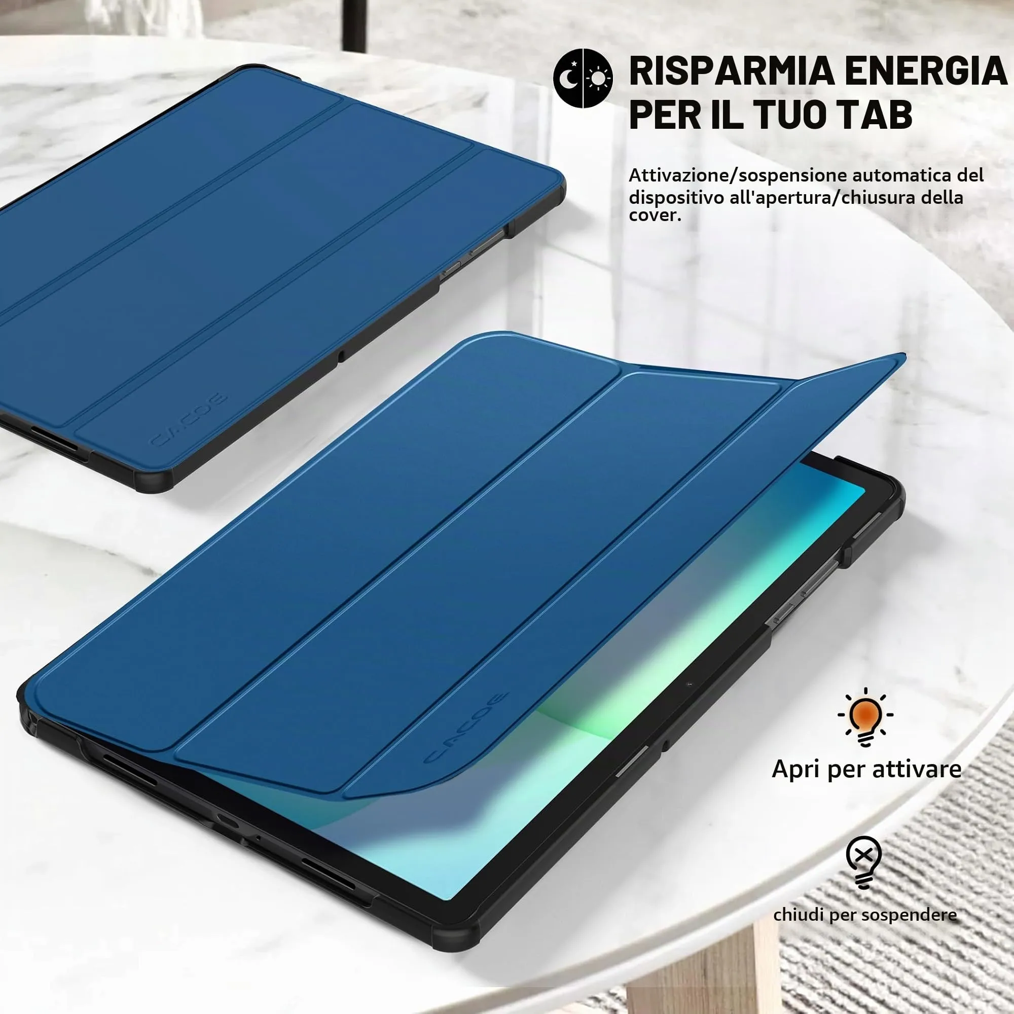 CACOE Cover Compatibile con Samsung Galaxy Tab A11+ Plus / A9+ 11 2025 - immagine 3