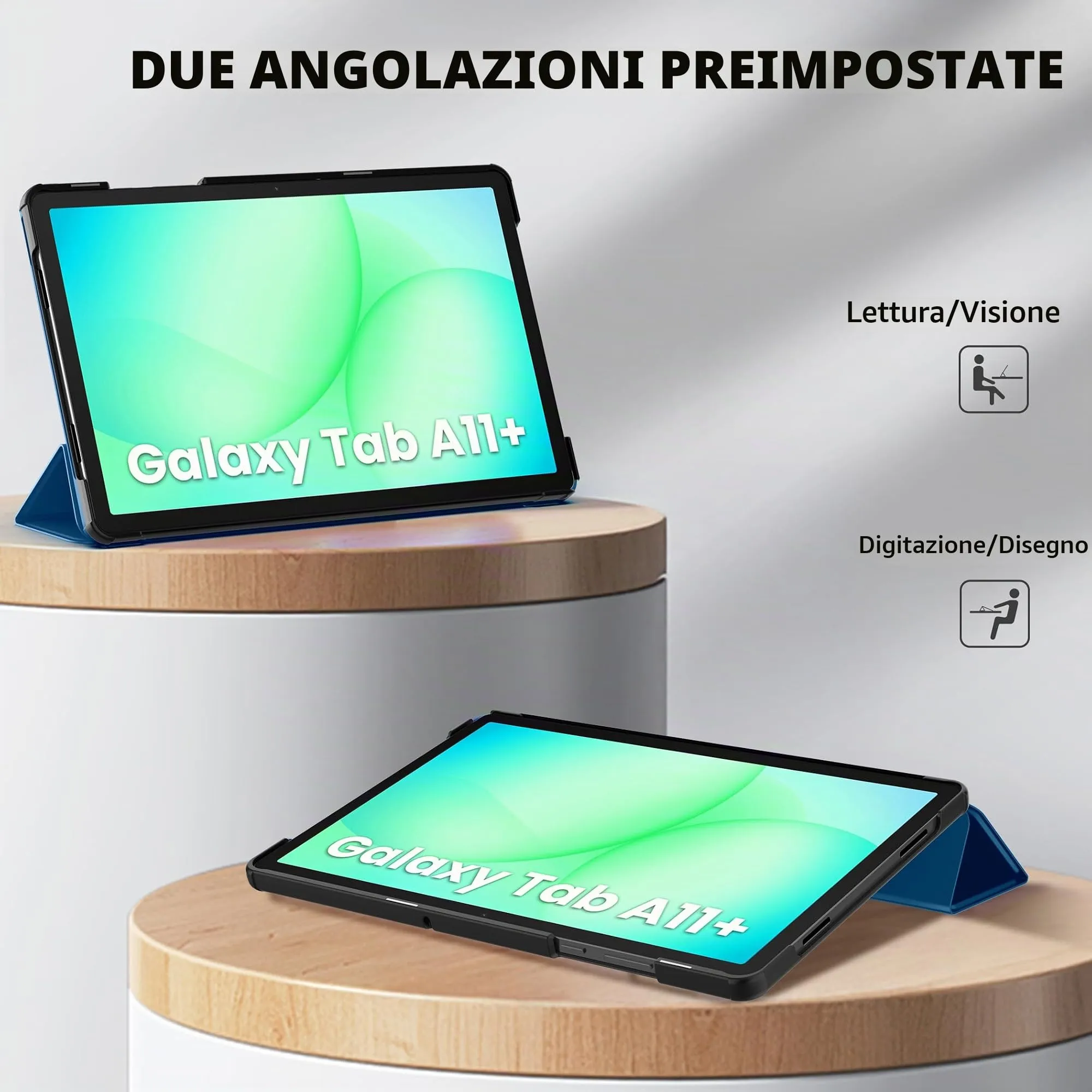 CACOE Cover Compatibile con Samsung Galaxy Tab A11+ Plus / A9+ 11 2025 - immagine 6