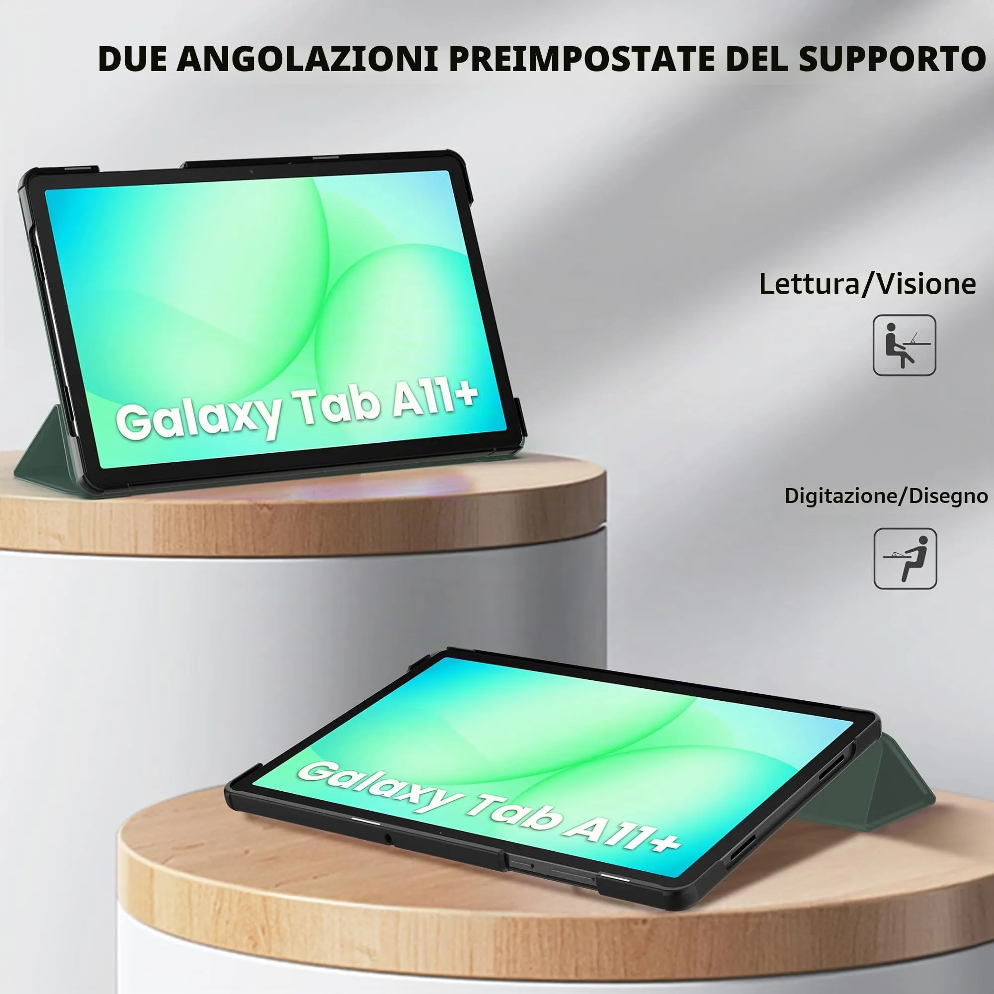 CACOE Cover Compatibile con Samsung Galaxy Tab A11+ Plus / A9+ 11 2025 - immagine 6