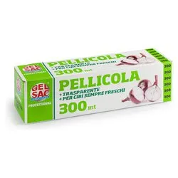 Pellicola alimenti (300 mt h.29 cm 9 Micron) Trasparente 413003 - immagine 1