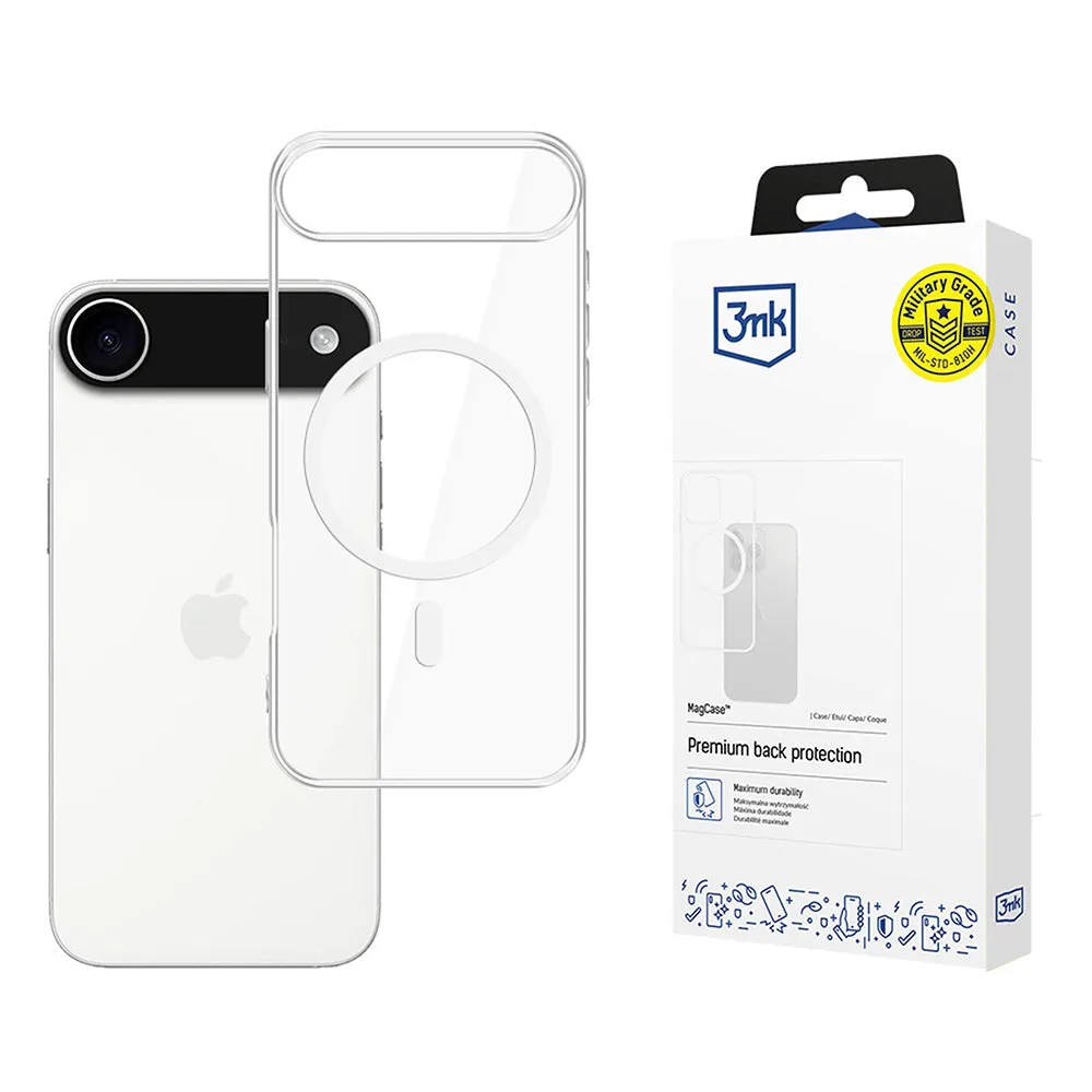 Custodia MagSafe per Apple iPhone 17 Air, 3MK, MagCase, Trasparente - immagine 1
