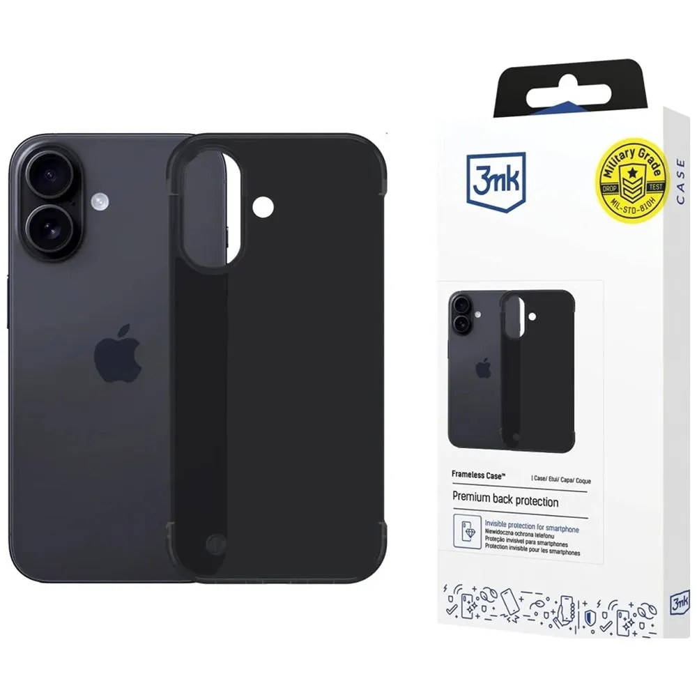 Custodia per Apple iPhone 17, 3MK, Just20g, Nera - immagine 1