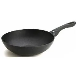 Wok Alluminio antiaderente (28cm) INDUCTION Nero 0080IN 28P00 - immagine 1