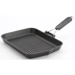 Bistecchiera Alluminio antiaderente (36x26cm) INDUCTION Nero 090IN 36T00 - immagine 1